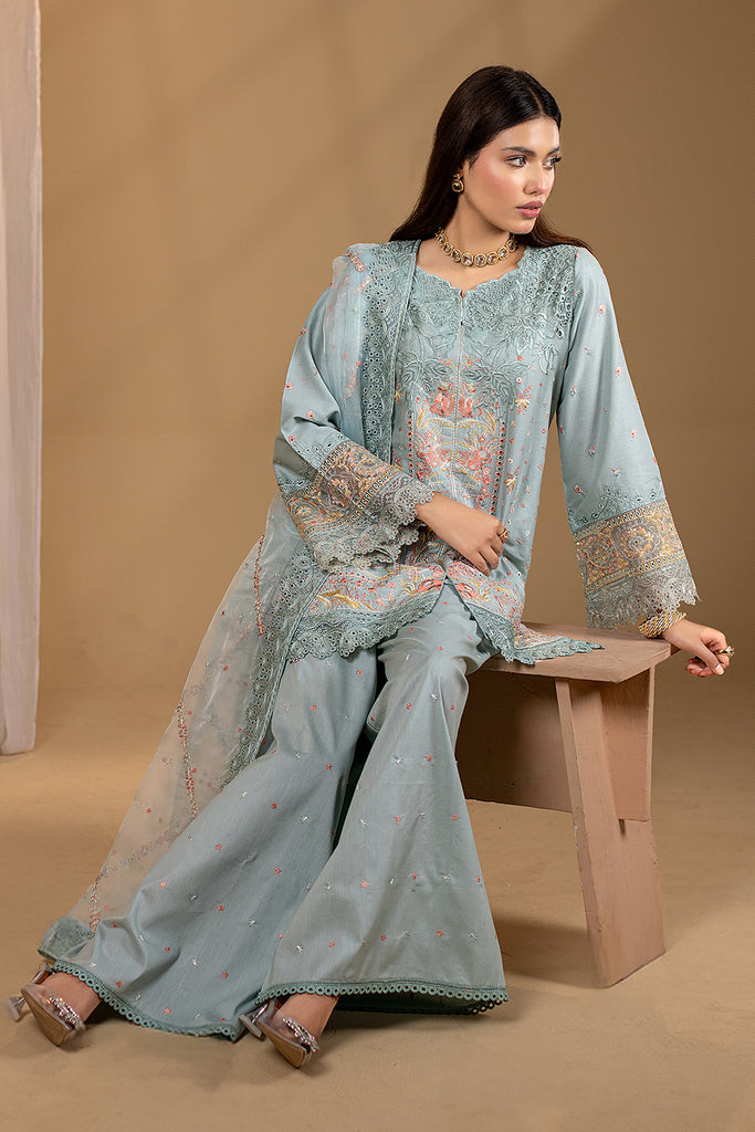 HEZLIN - 3PC EMBROIDERED OUTFIT
