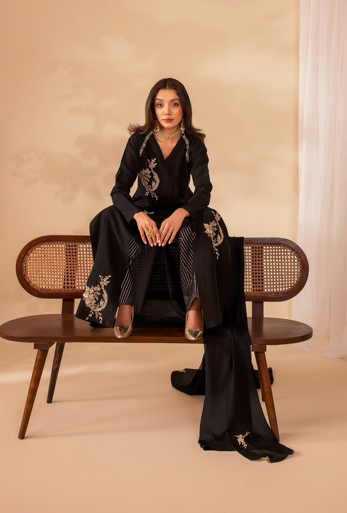 Shein - Trousers - Henna Mehndi