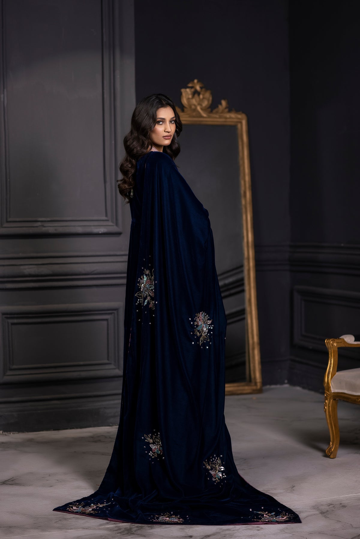 Zarfshan Shawl - Henna Mehndi