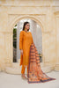 Mustard Embroidered and Printed Outfit