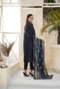 Black Embroidered and Printed Outfit