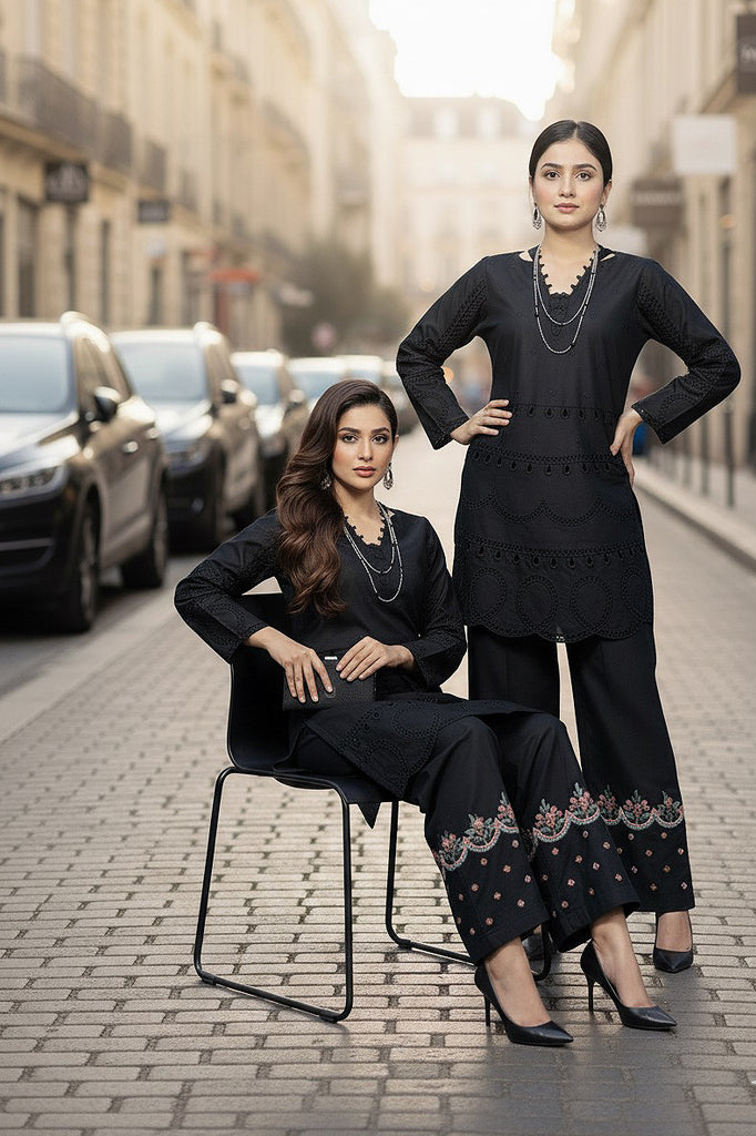 ELZA - 2PC EMBROIDERED OUTFIT