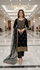 NIVARA- 3 PC EMBROIDERED VELVET OUTFIT