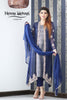 Navy Diamante Embroidered Jacket Outfit - Henna Mehndi