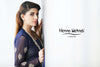 Navy Diamante Embroidered Jacket Outfit - Henna Mehndi
