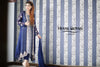 Navy Diamante Embroidered Jacket Outfit - Henna Mehndi