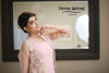 Tea Pink Embroidered Gown Outfit - Henna Mehndi