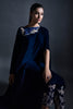 AURORA EMBROIDERED VELVET TROUSERS
