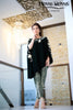 Green Velvet Embroidered Cape Outfit - Henna Mehndi