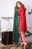 Red Diamante Embroidered Outfit - Henna Mehndi