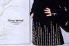Black Velvet Pearl & Diamante Embroidered Outfit - Henna Mehndi