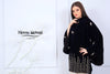 Black Velvet Pearl & Diamante Embroidered Outfit - Henna Mehndi