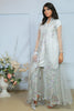 Grey Diamante Embroidered Gown Outfit - Henna Mehndi