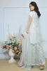Grey Diamante Embroidered Gown Outfit - Henna Mehndi