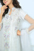Grey Diamante Embroidered Gown Outfit - Henna Mehndi