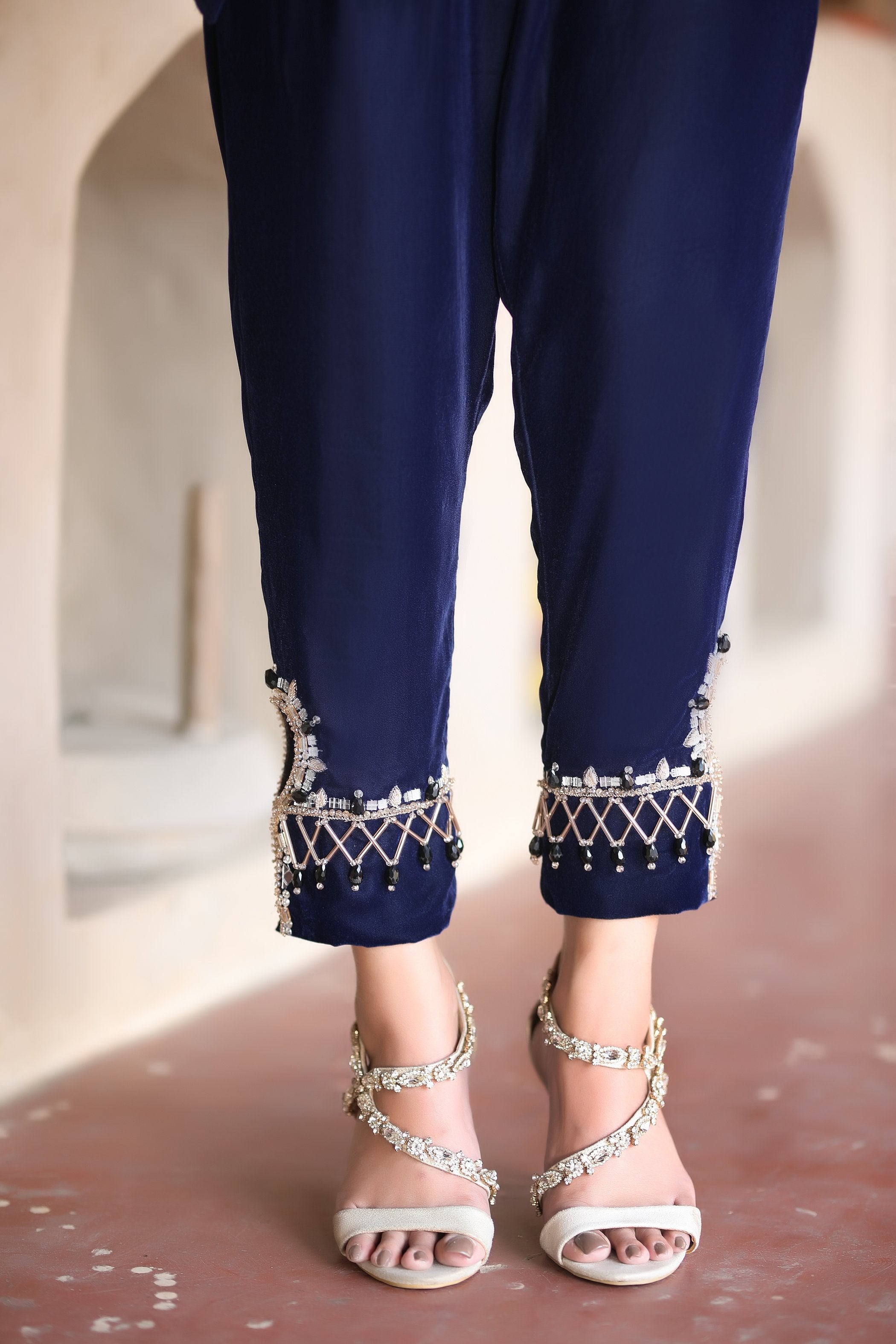 Sapphire Trousers - Henna Mehndi