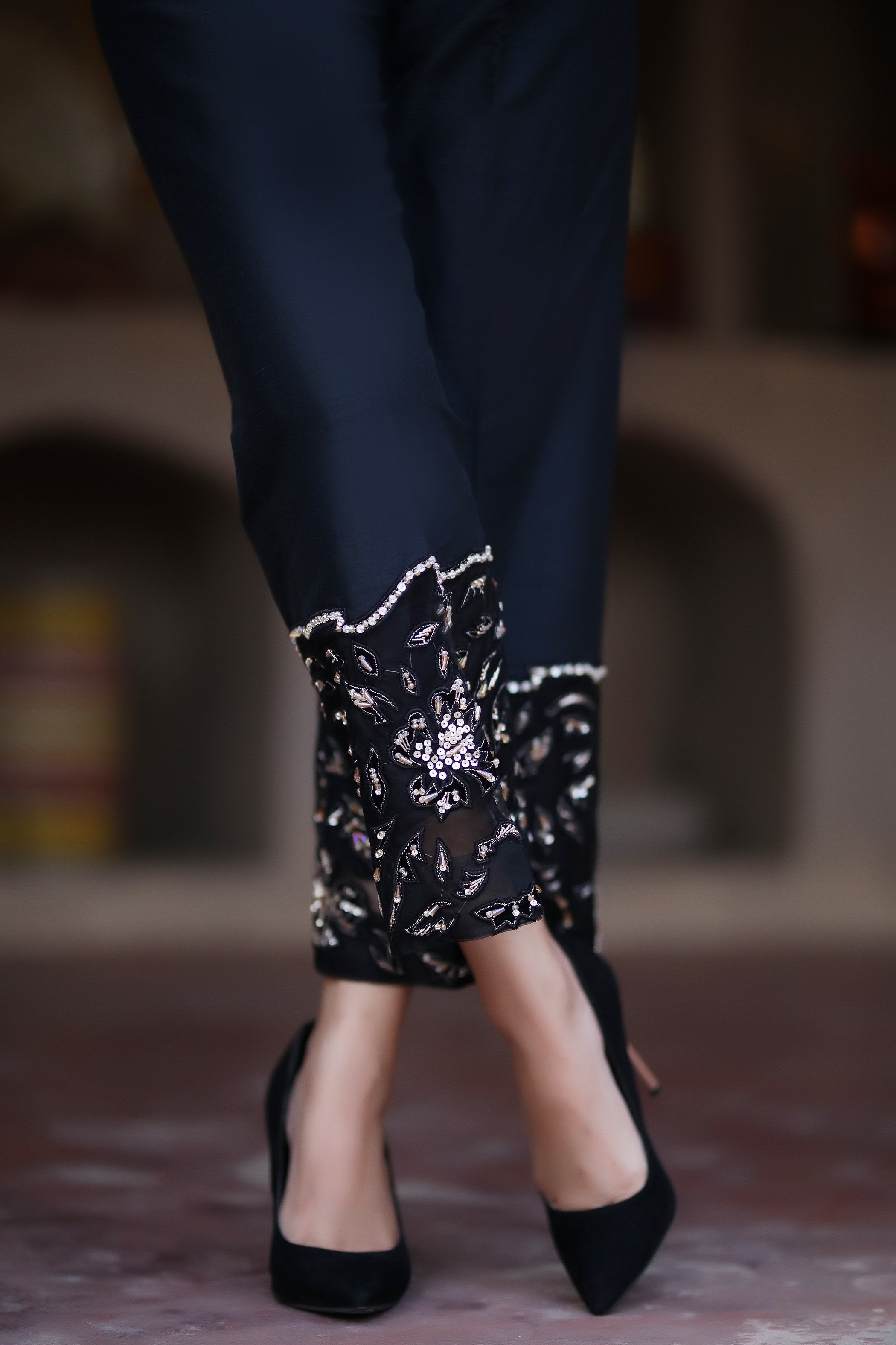 Night Star Trousers - Henna Mehndi