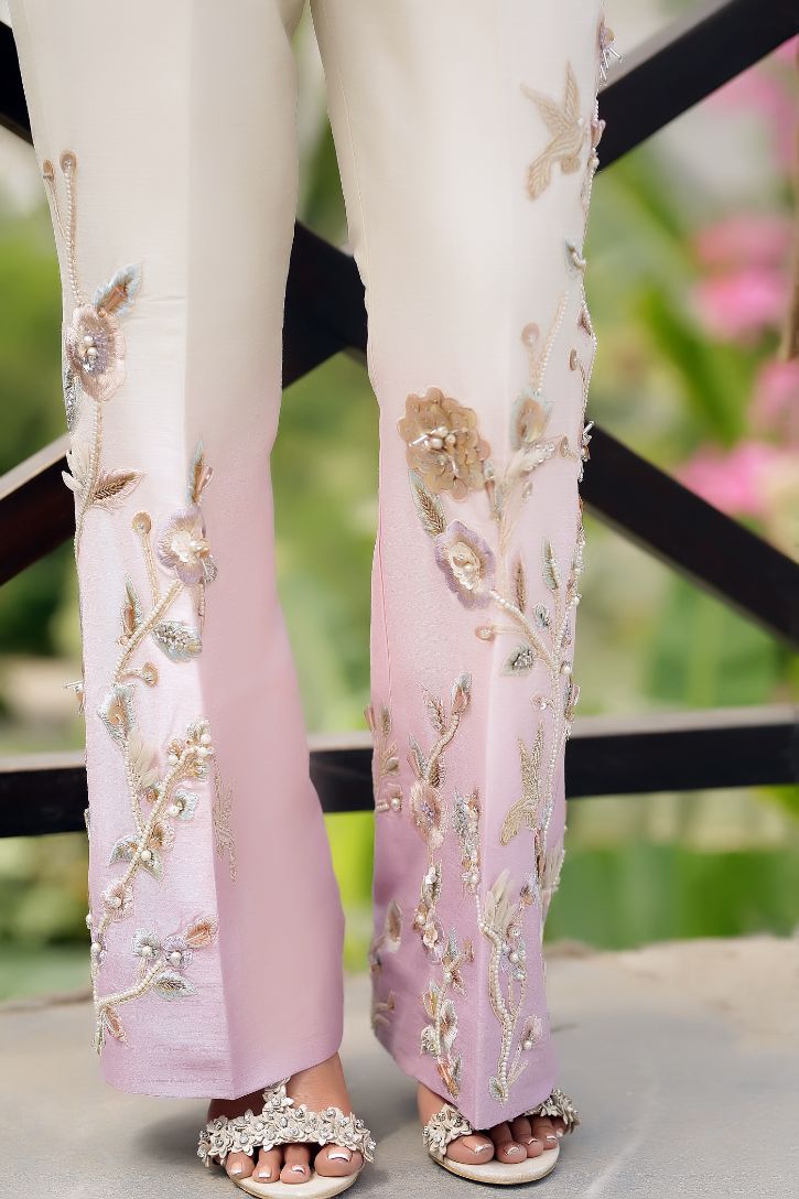 Lavender Lilly Trousers - Henna Mehndi
