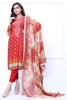 Maroon Embroidered & Printed Outfit